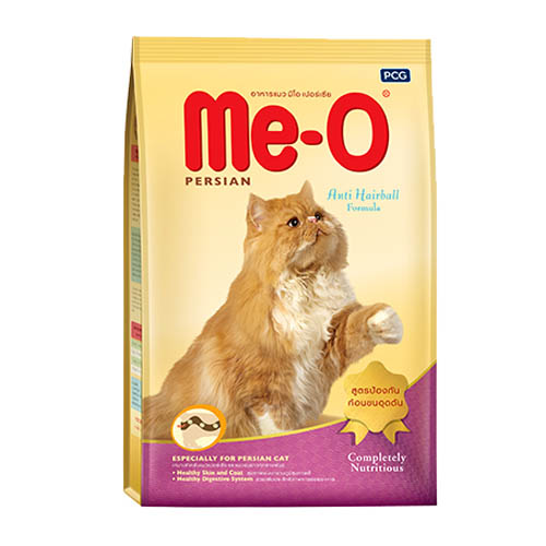 Me-O Persian อาหารแมว มีโอ (แบบเม็ด) สำหรับแมวโต พันธุ์เปอร์เซีย อายุ 1 ปีขึ้นไป