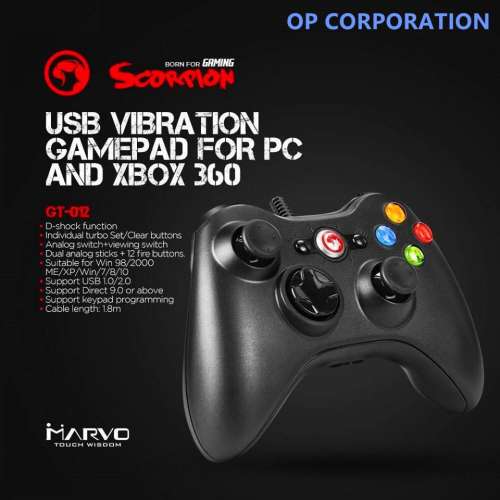จอยเกม PC Marvo รุ่น MARVO GT-012 Xbox JOY