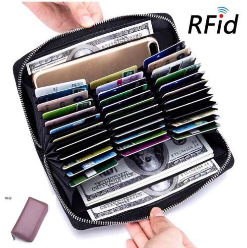 กระเป๋าสตางค์ผู้หญิง RFID Antimagnetic