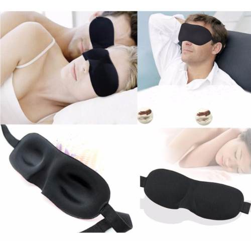 ผ้าปิดตา สำหรับการนอน Sleep Mask –P36-BLACK