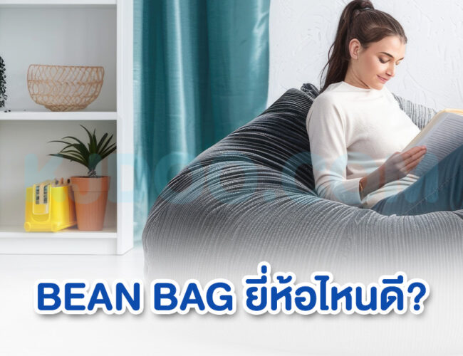 BEAN BAG ยี่ห้อไหนดี ที่เหมาะกับการใช้งานและการตกแต่งบ้าน 