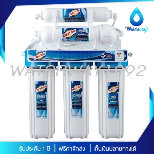 เครื่องกรองน้ำ TREATTON เครื่องกรองน้ำดื่ม 5 ขั้นตอน รุ่น Aqua Clean